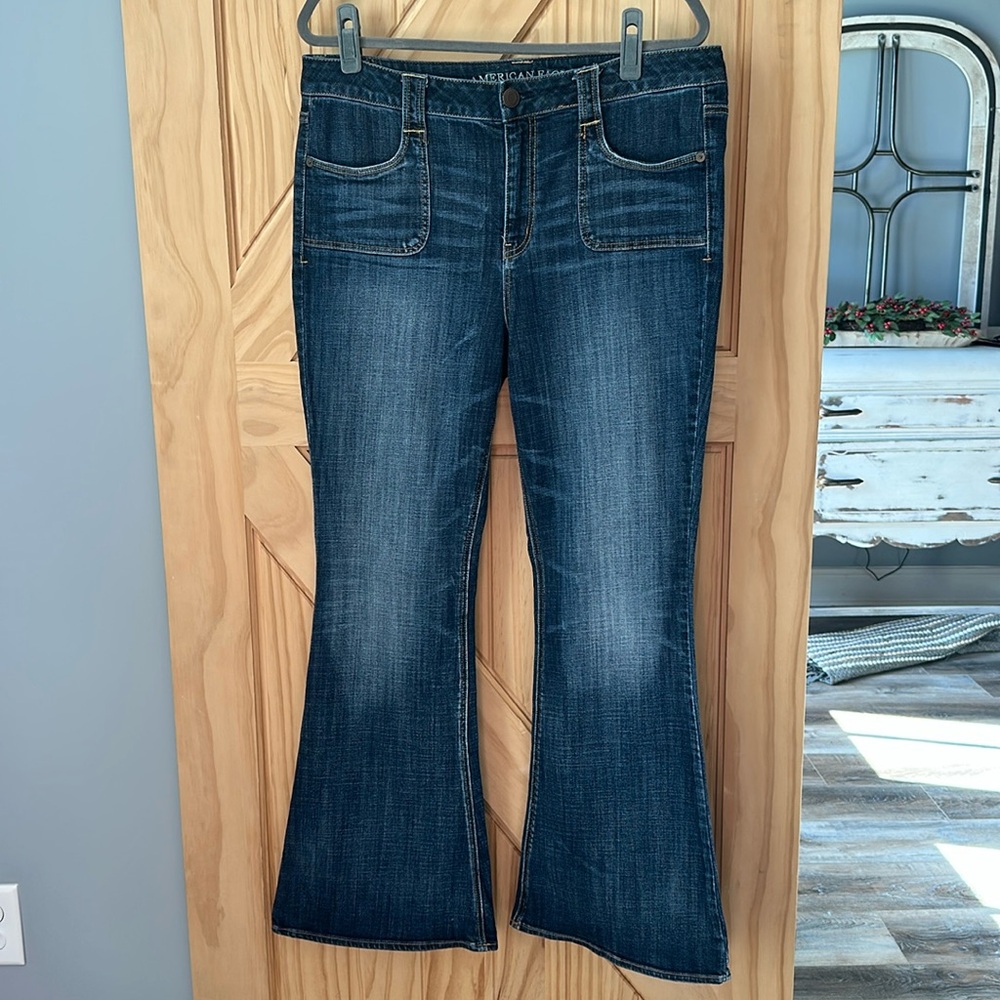 American Eagle Hi-Rise Artist Stretch Bootcut Jeans